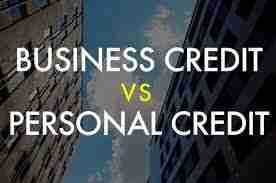 The difference between personal credit and business credit