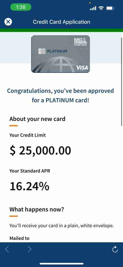 With our programs, Summer got approved for $25000 Platinum Card from Navy Federal!